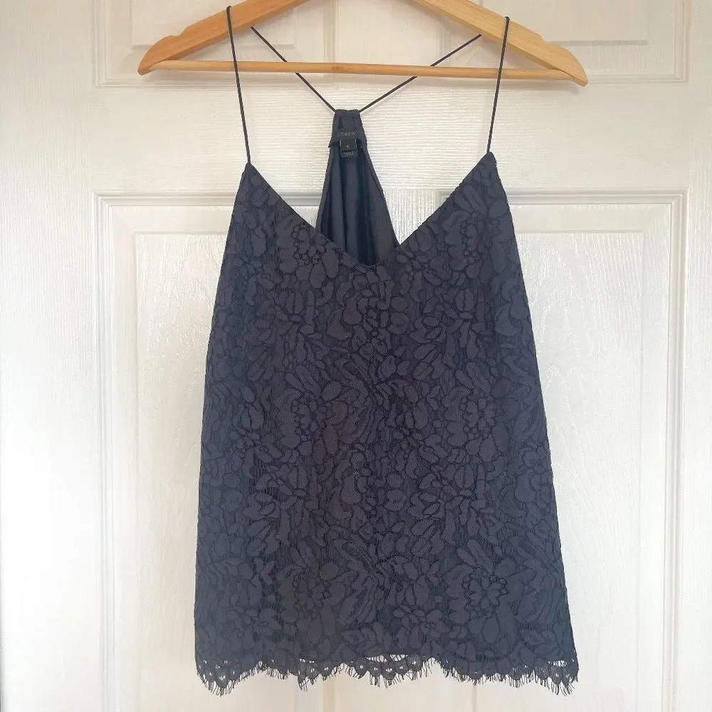 J.Crew Lace Tank Sz 8 NWOT